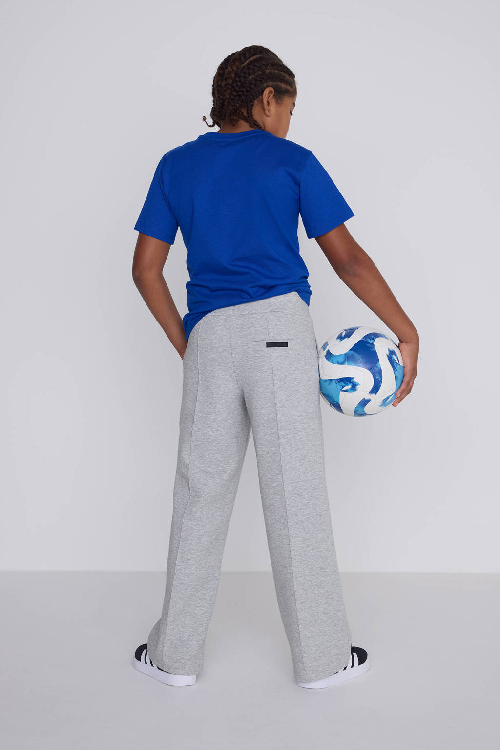 Coolcat Unisex Wide Leg Joggingbroek Misha met Plooi