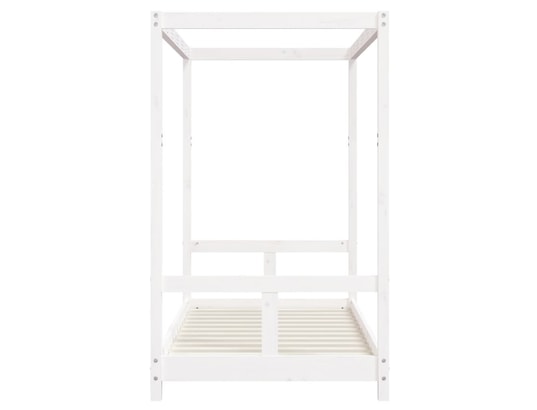 VIDAXL - Lit enfant Cadre de lit pour enfant blanc 80x160 cm bois de pin massif