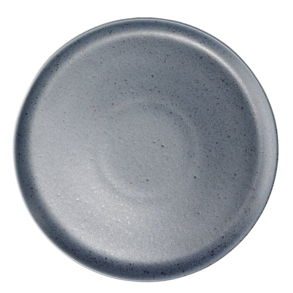 Assiette plate Julie en grès bleu Ø27cm