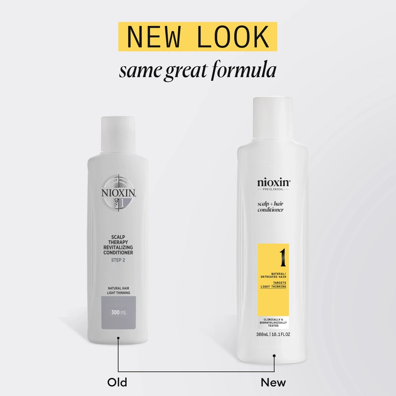Nioxin System 1 Scalp + Hair Conditioner 300 ml - Natural/Untreated Hair