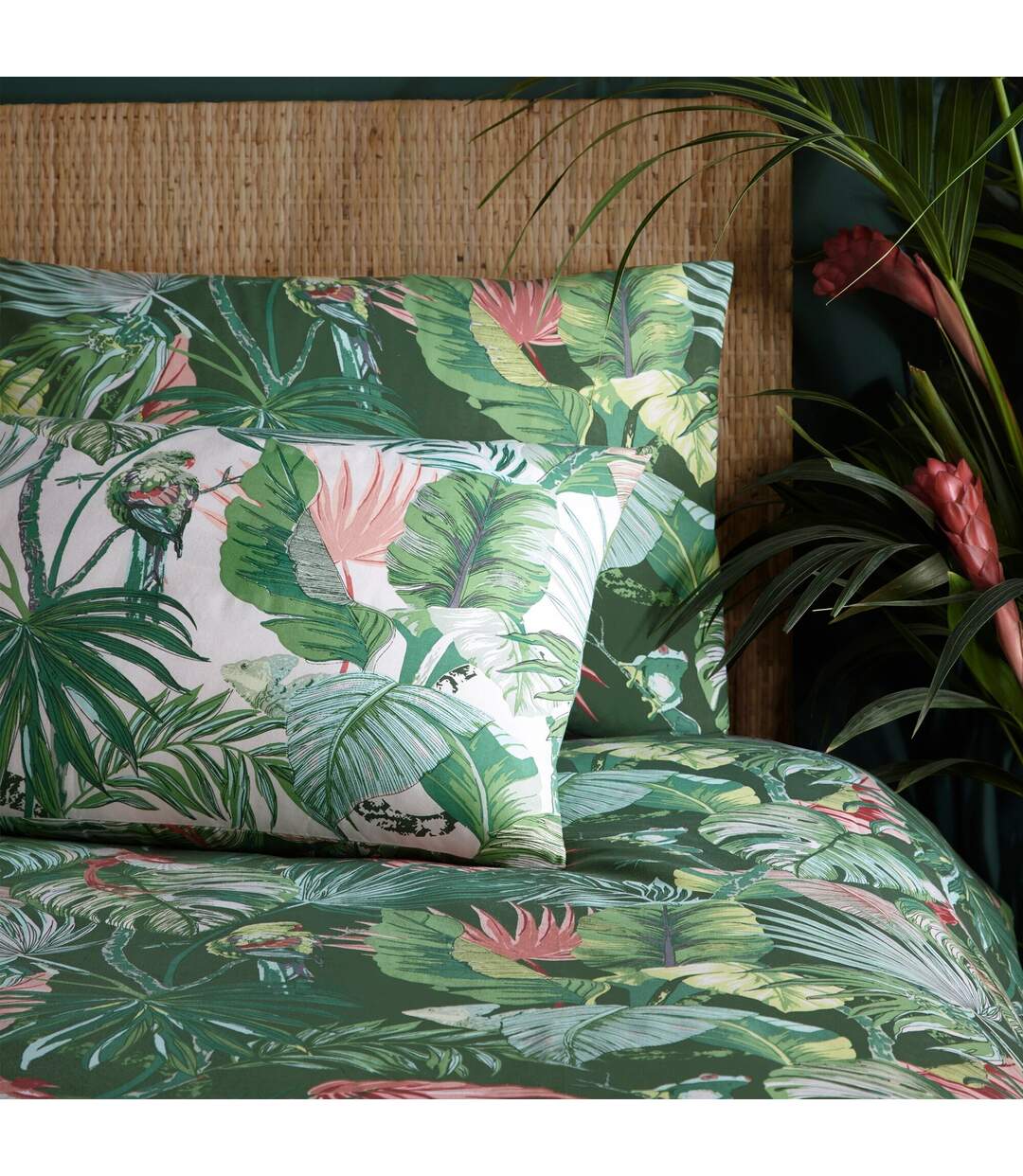 Furn - Parure de lit AMAZONIA RAINFOREST (Jade) - UTRV2139