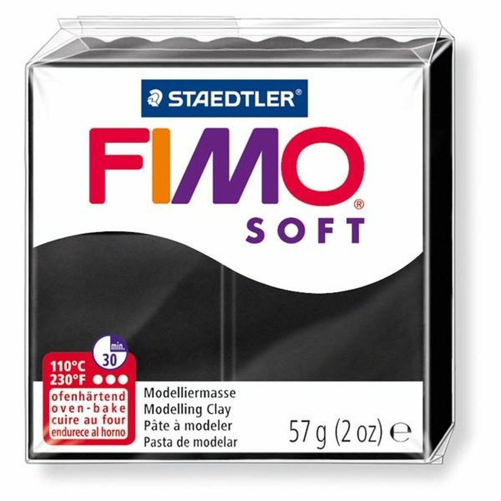 Pâte polymère 114 g - noir