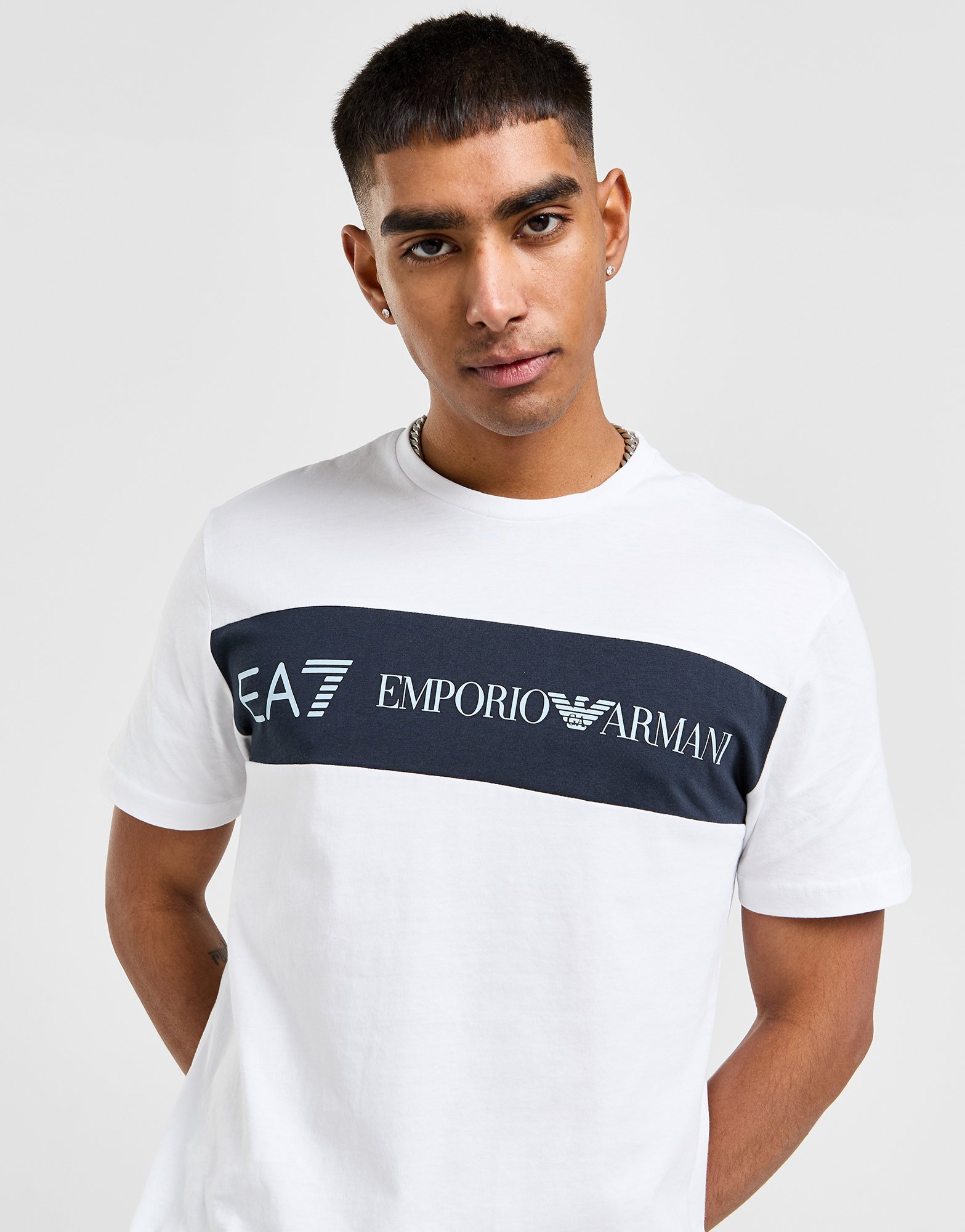 Emporio Armani EA7 T-shirt Colour Block Homme