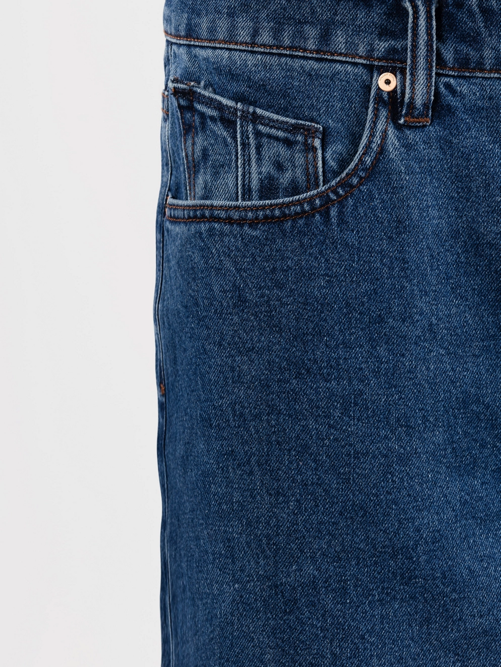 Volcom Billow Denim Shorts oliver mid blue