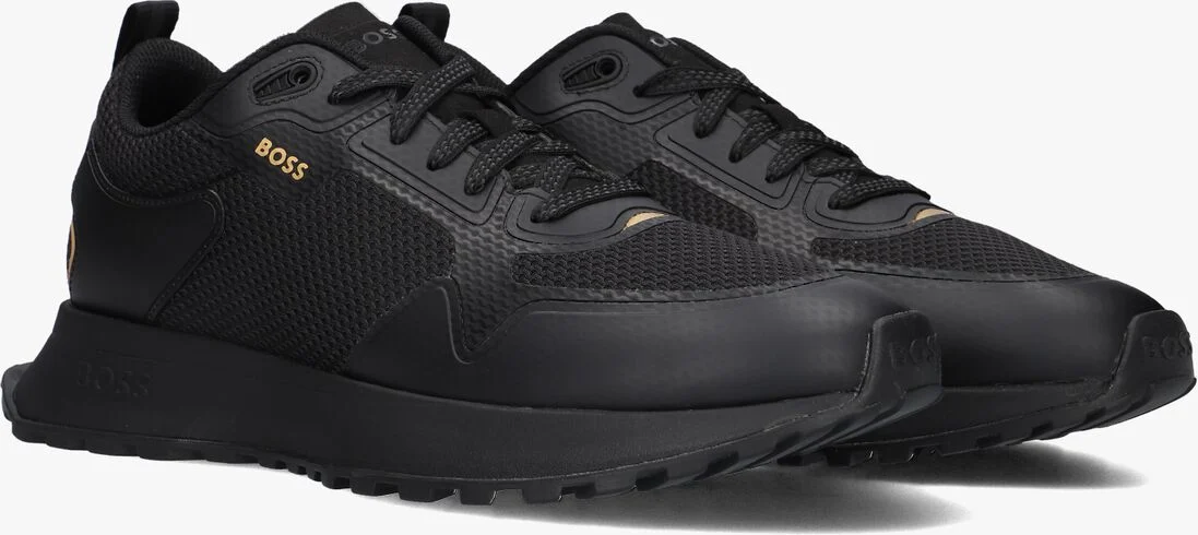 BOSS zwarte boss lage sneakers jonah runn
