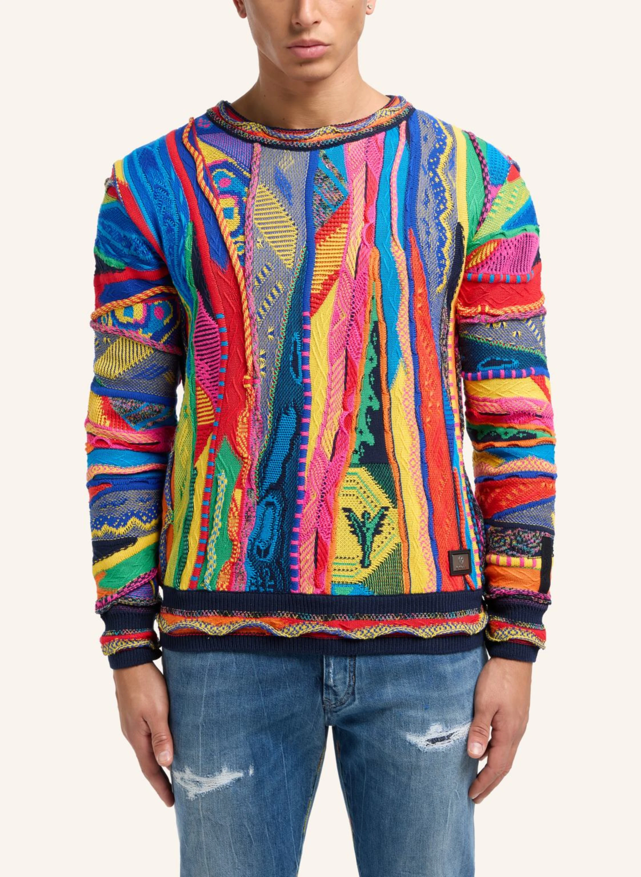 CARLO COLUCCI Rundhals Strickpullover DONDI