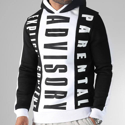 Sweat Capuche Big Front Logo Noir