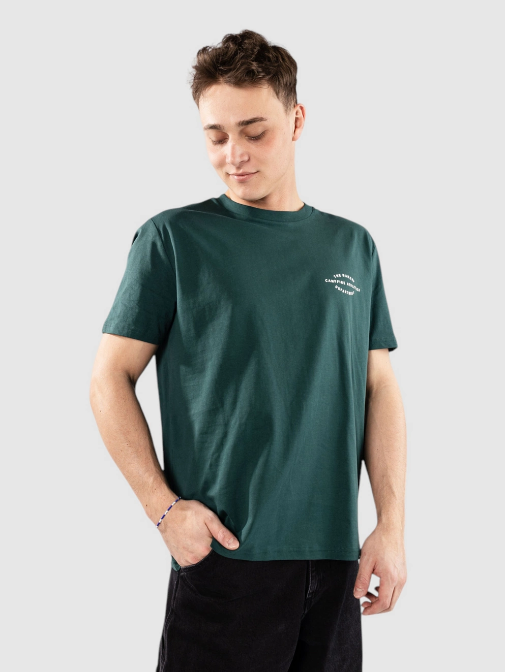 The Bakery Athletics T-Shirt lazed green