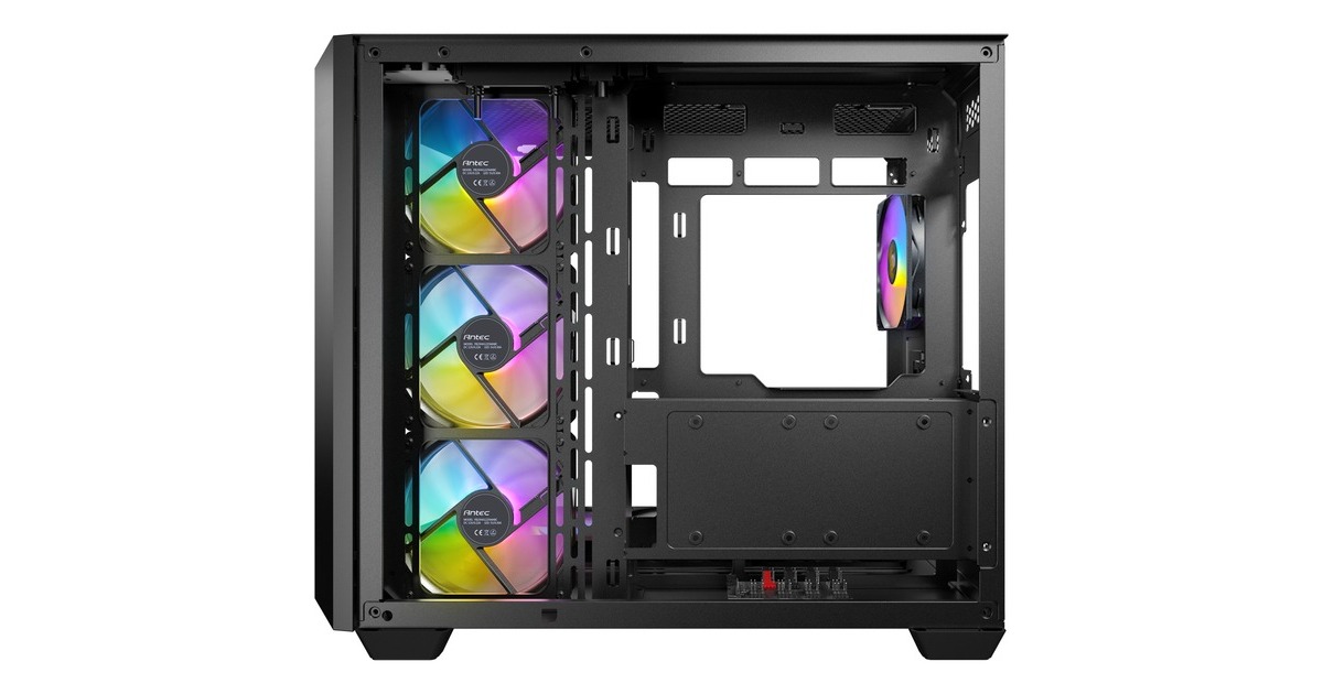 AntecC5 ARGB midi tower behuizing  (Zwart | 2x USB-A | 1x USB-C | Tempered Glass)