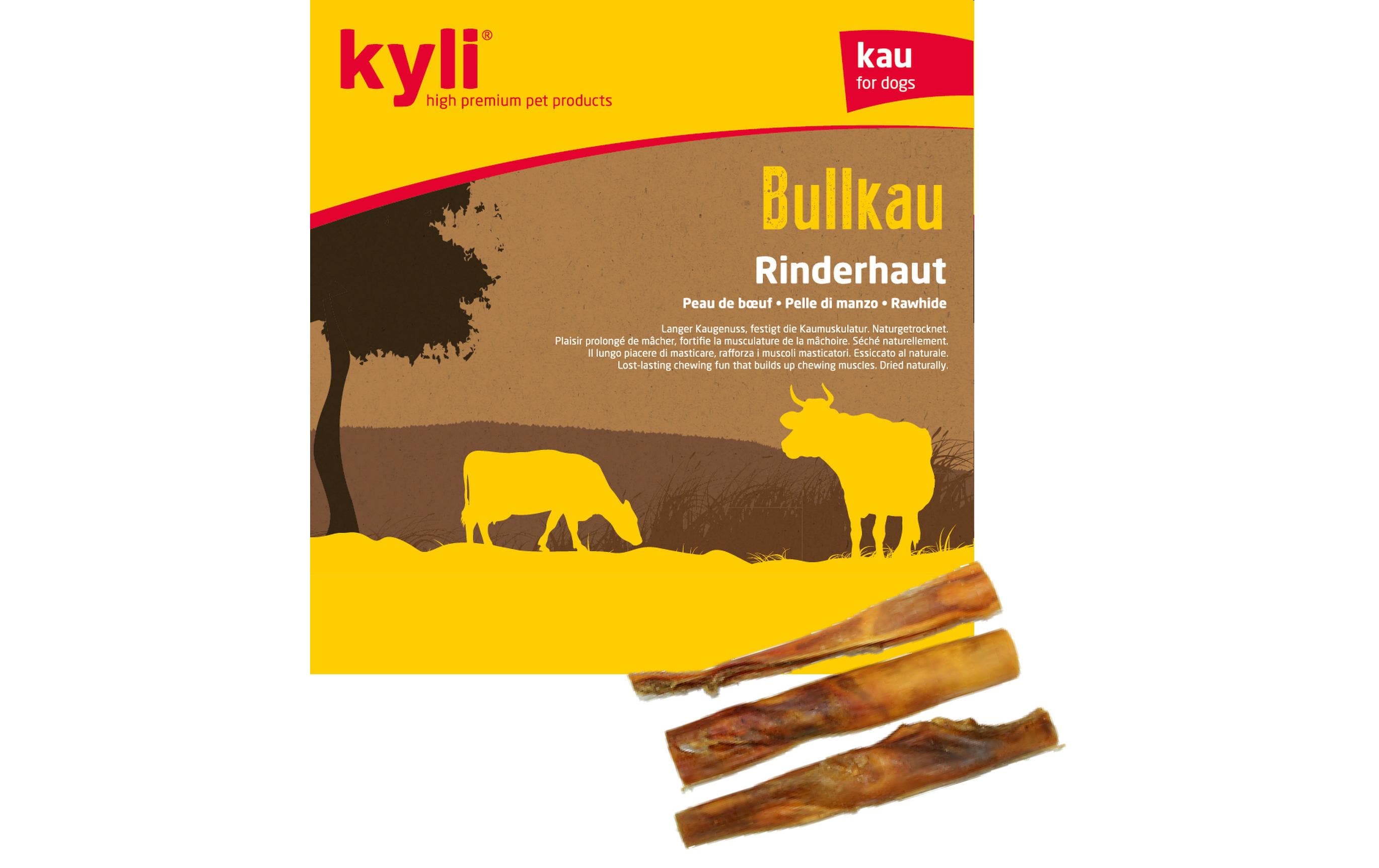 Kaustange Bullkau Rinderhaut 25 cmKauspass für Hunde