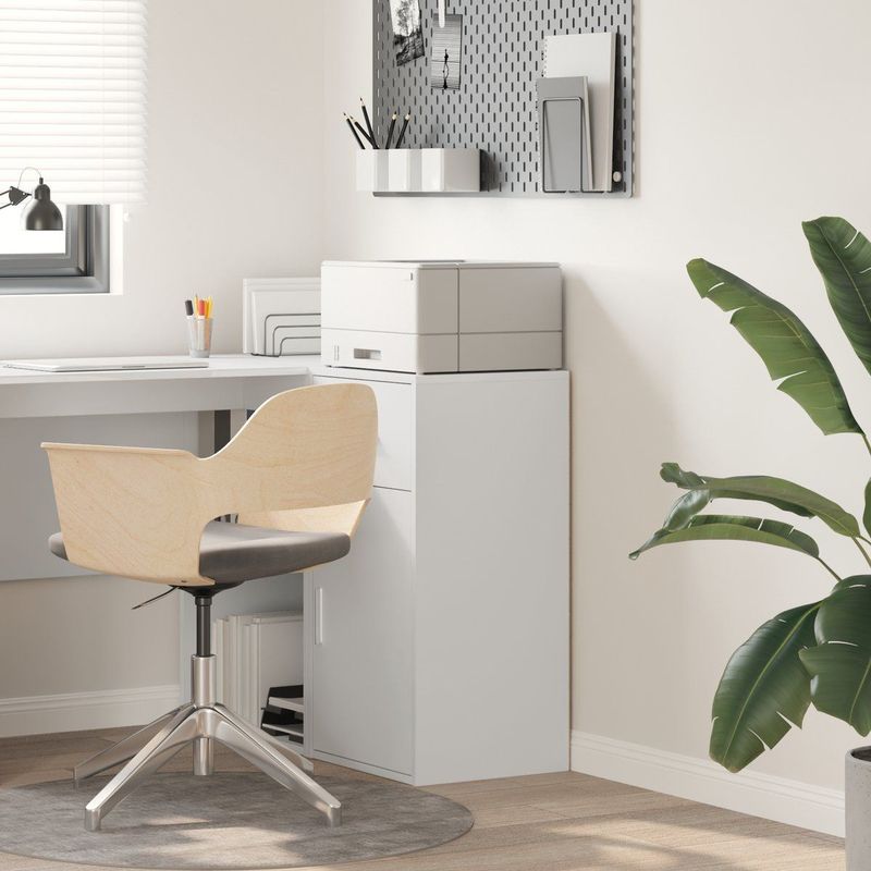 Minimalistische Opbergkast - Wit - MDF - Modern Design