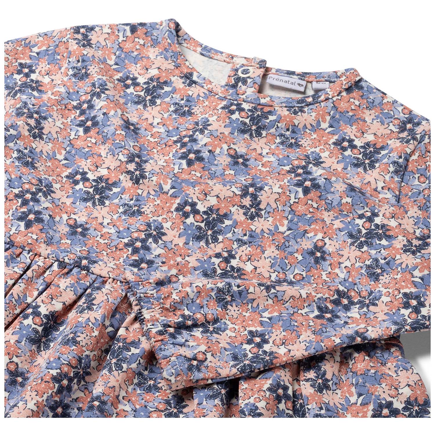 Prénatal baby jurk lange mouwen all over print multi