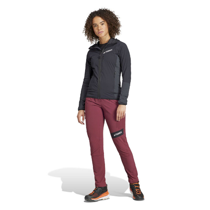 Terrex Fleece Wind Hooded Jacket - Polaire femme