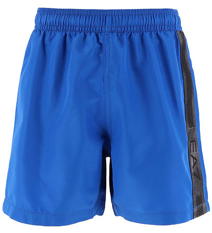 EA7 Badeshorts - Türkisch Sea m. Logo-Streifen