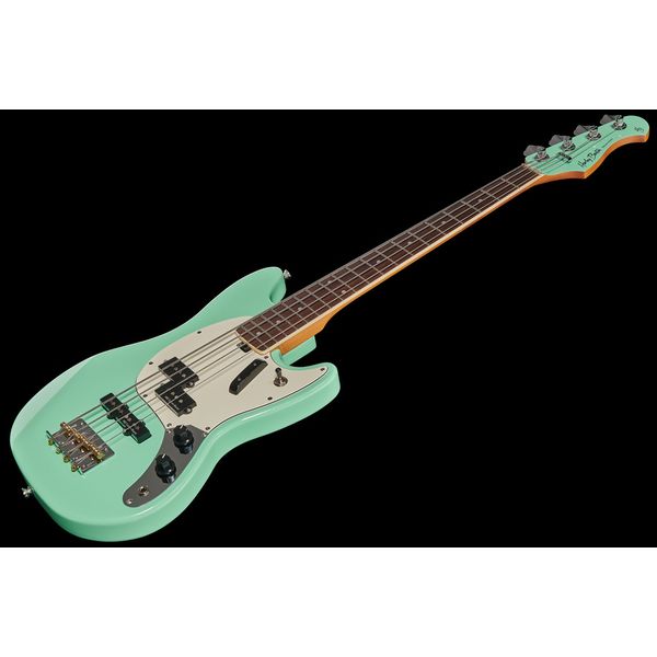 Harley Benton MV-4MSB Seafoam Green w/Case