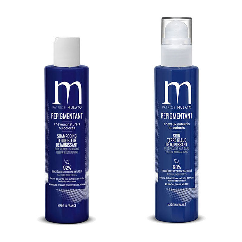 Rituel repigmentant shampooing + soin terre bleue