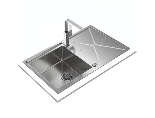 TEKA - Evier à encastrer Brooklyn 50 M-XP inox polis 18/10, 115100022