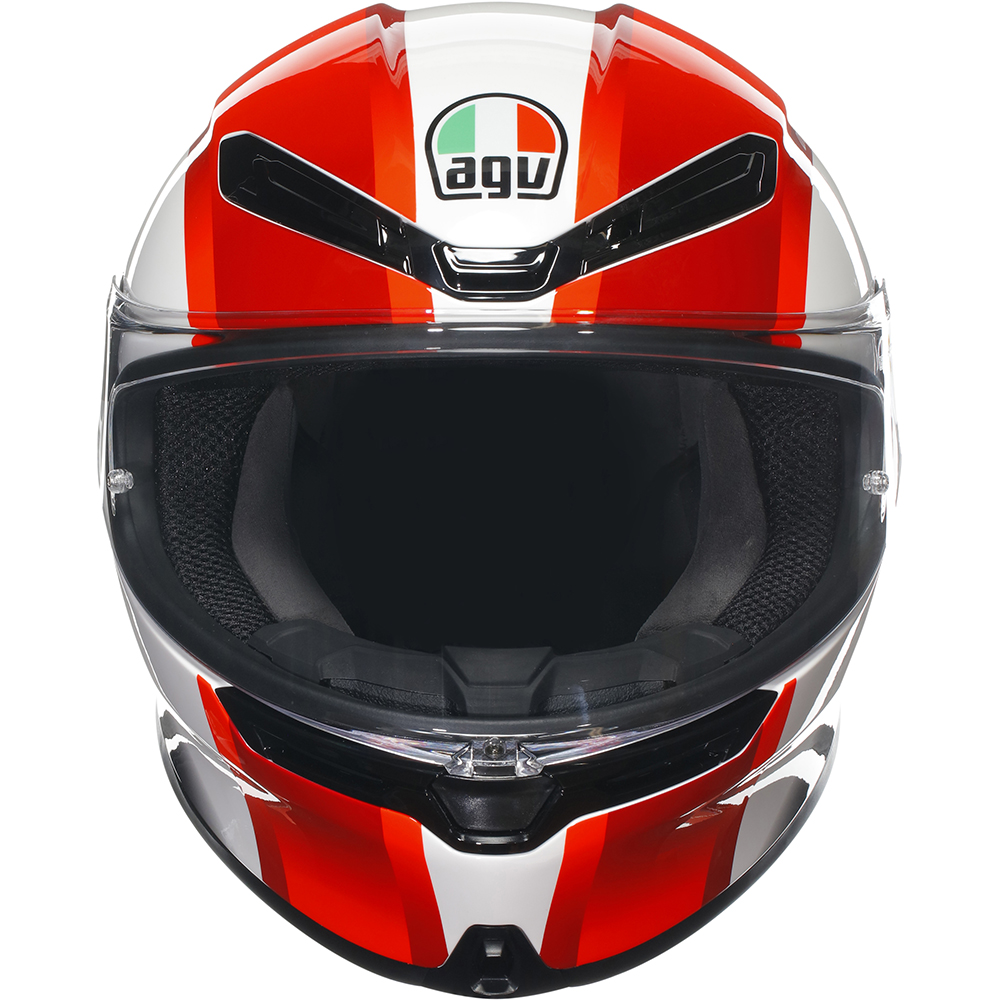 AGV - Casque K6 S Sic 58 Rouge / Blanc