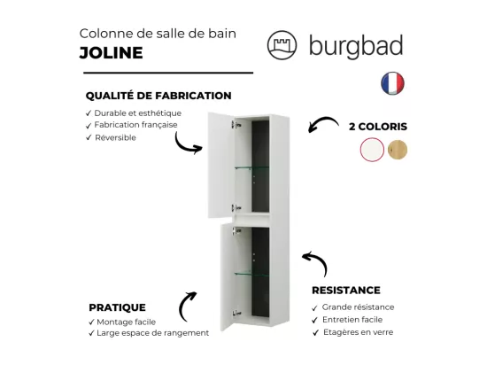 Colonne de salle de bain BURGBAD Joline