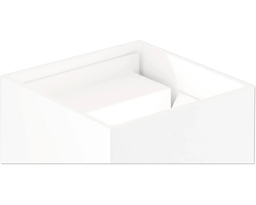 LED buitenwandlamp 6W 500 lm 3000K 10,3x10 cm wit