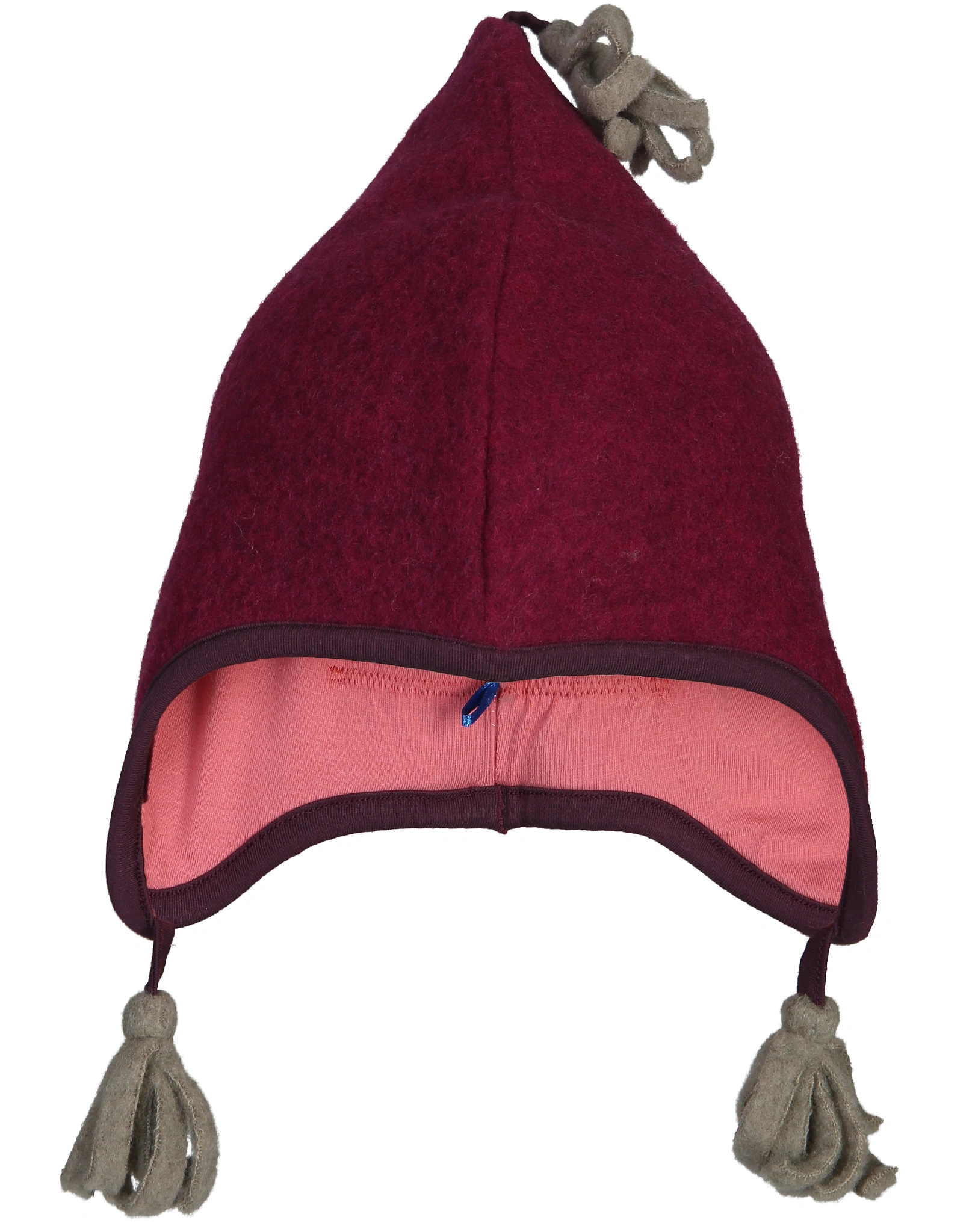 Wollmütze PIPO WOOL in beet red