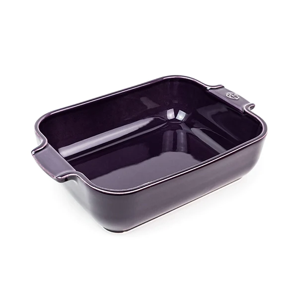 Plat rectangulaire aubergine 25 cm Peugeot