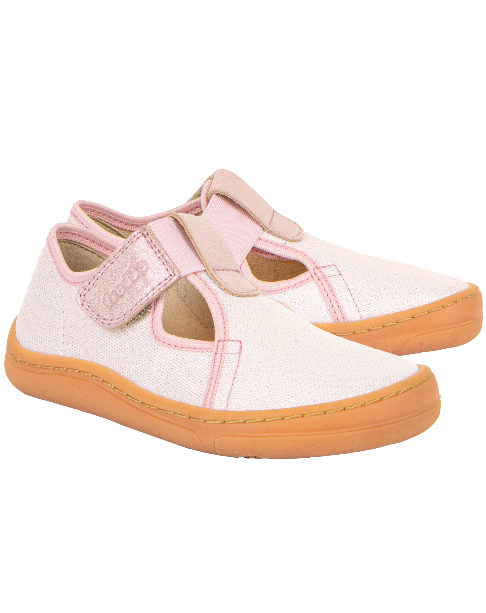 Halbschuhe CANVAS VELCRO in pink shine