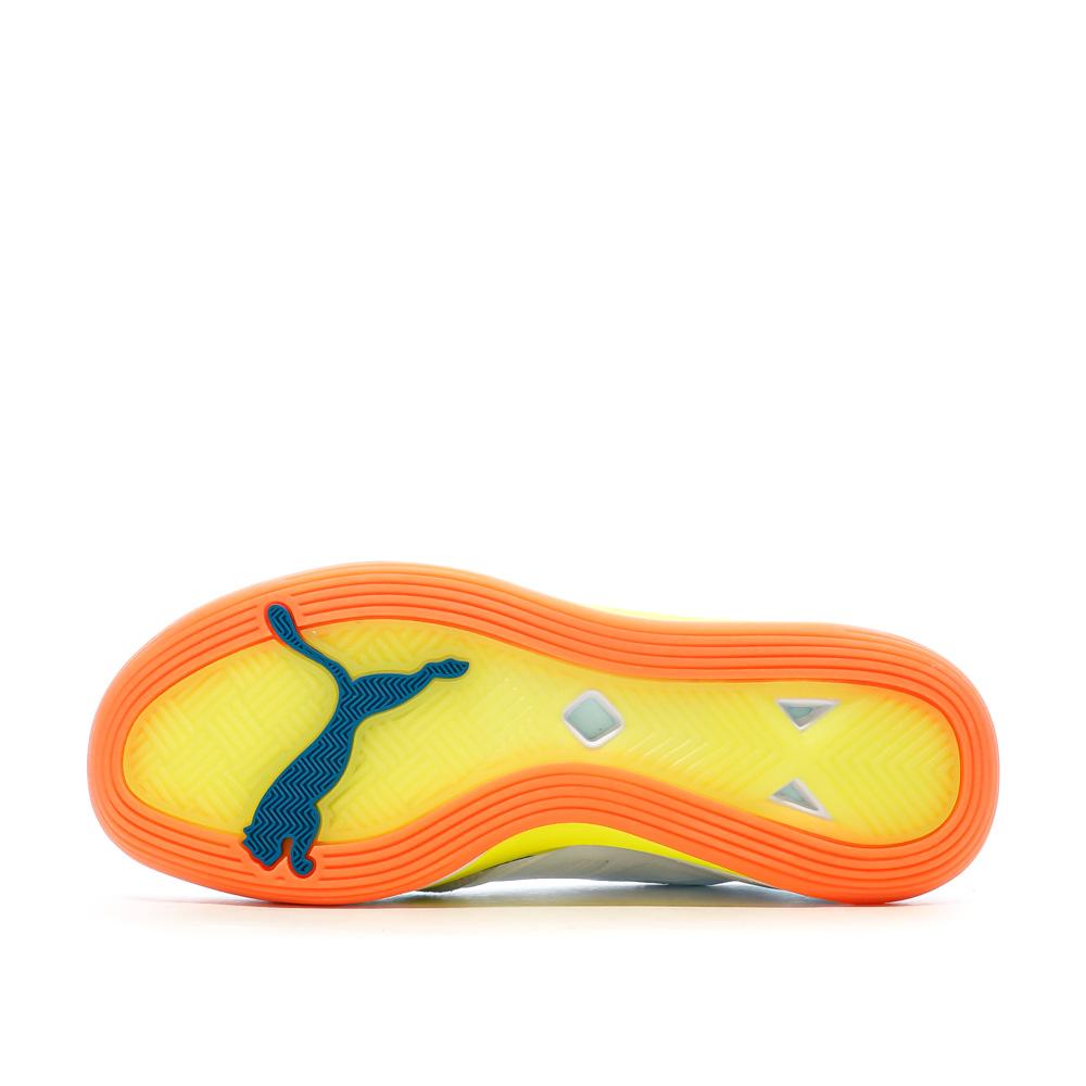 Puma Chaussures de Handball Blanches/Bleu Homme Puma Accelerate Turbo Nitro 106459