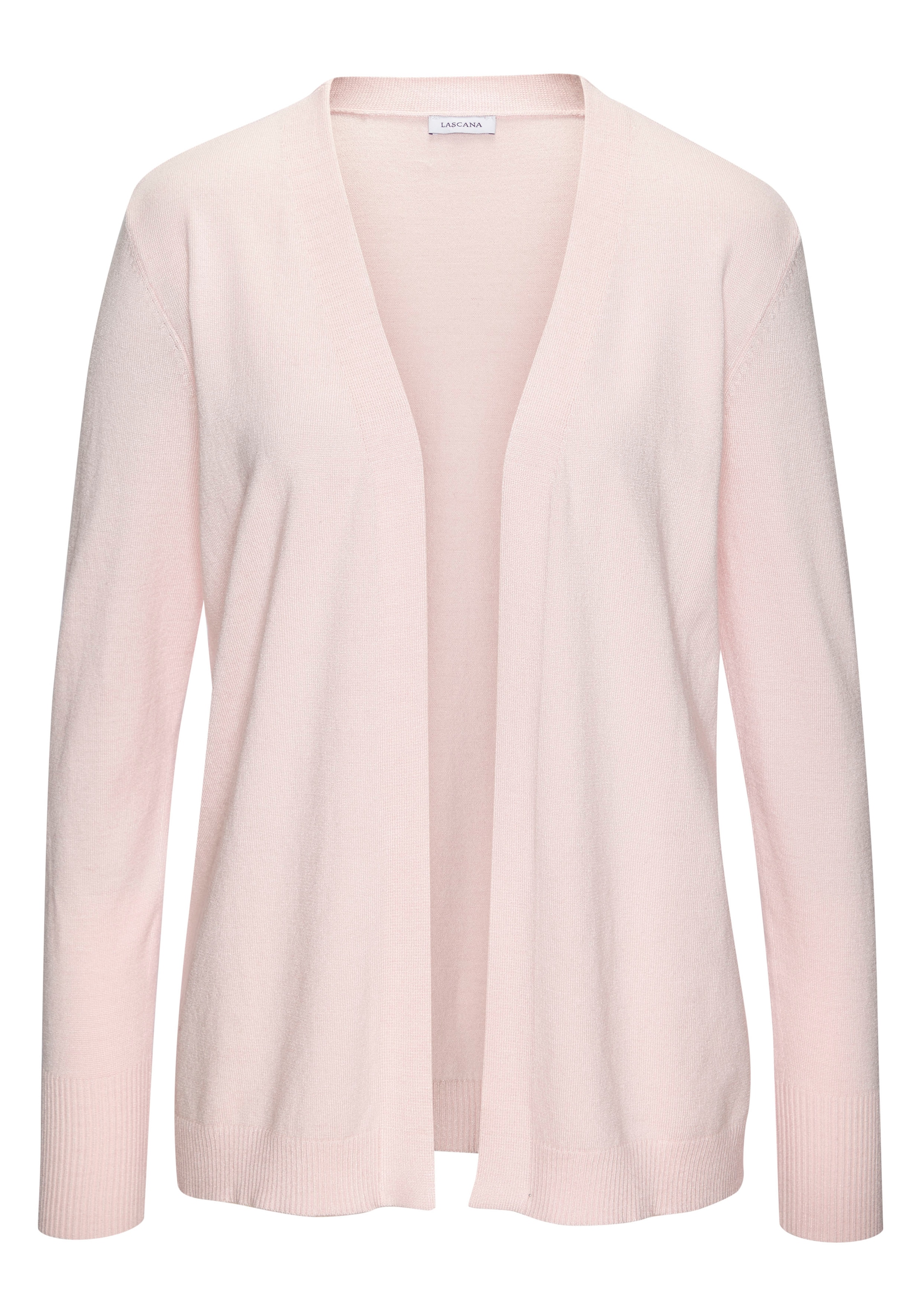 LASCANA Cardigan , aus Feinstrick-Qualität, leichte Strickjacke, Basic