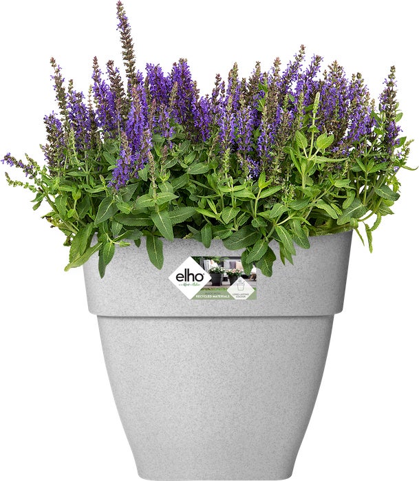 Elho bloempot Vibia Campana grijs 36,4 x 36,4 x 35,6 cm