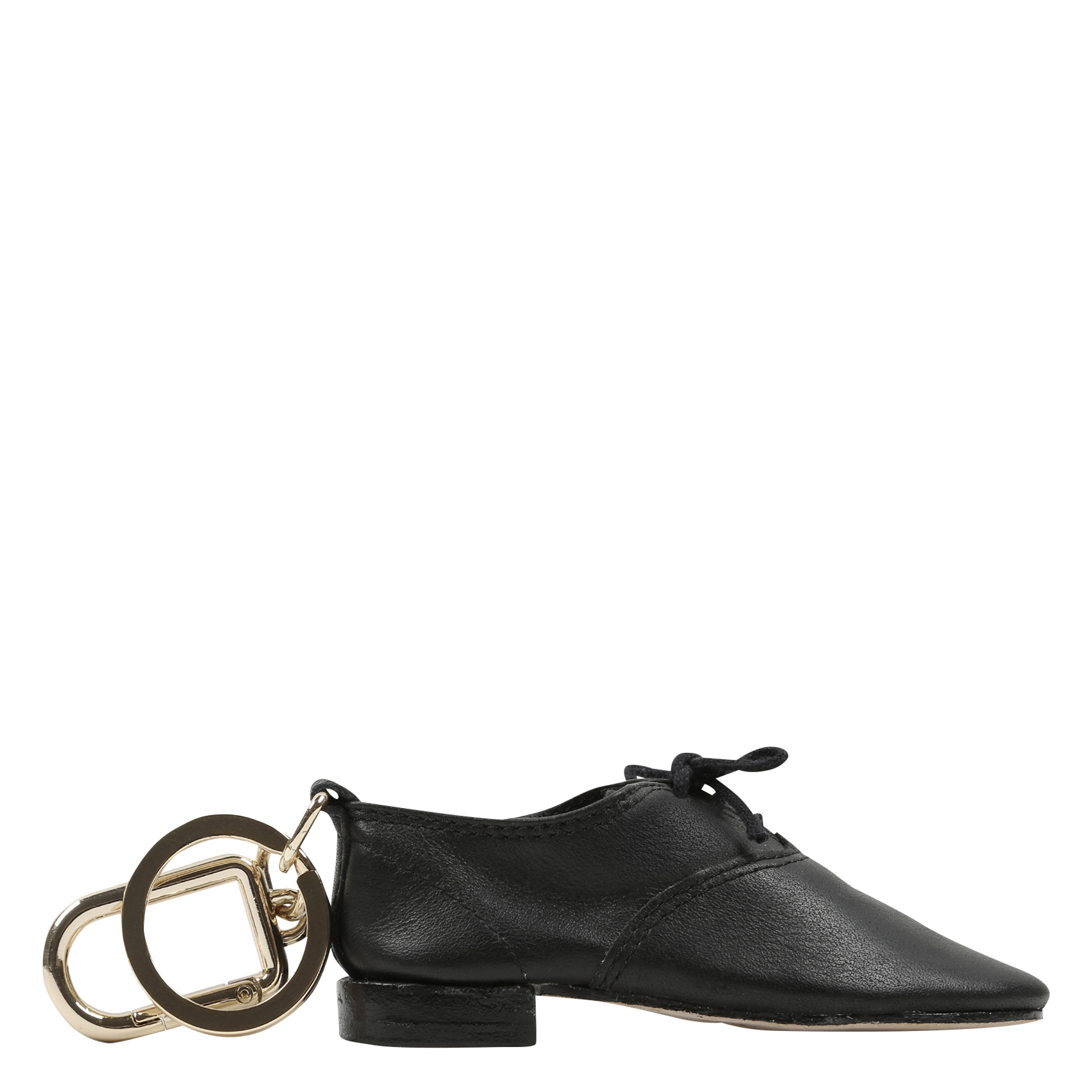 Porte-clé en cuir | Noir