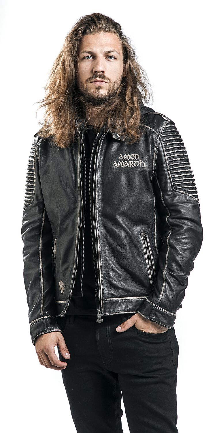 EMP Signature Collection | Amon Amarth Veste en cuir