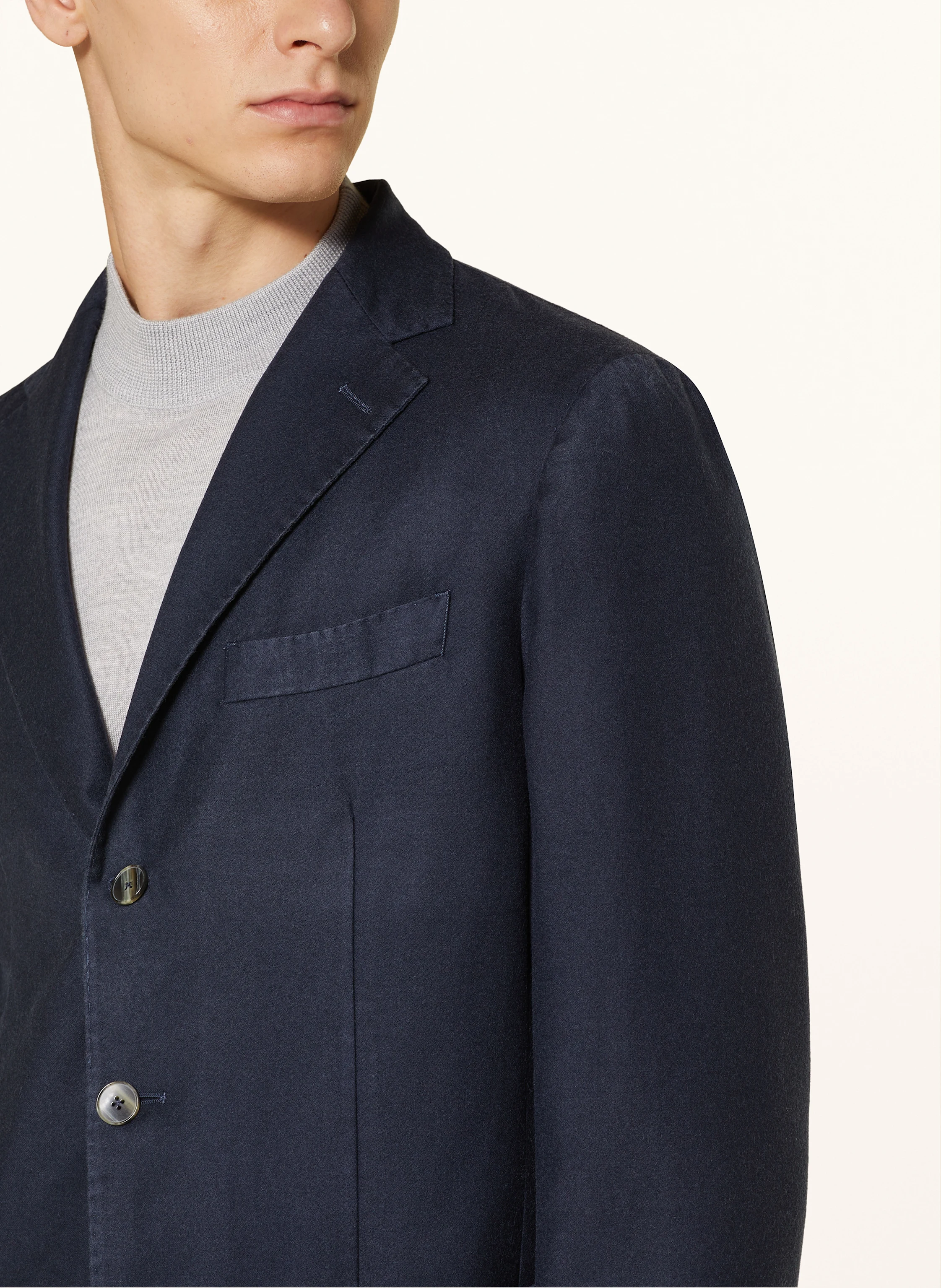SANTANIELLO Flanell-Anzug Extra Slim Fit