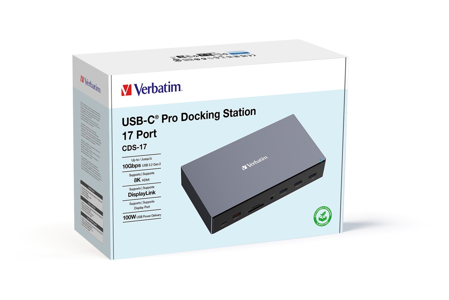 Verbatim - USB-C Pro Docking Station 17 Port CDS-17