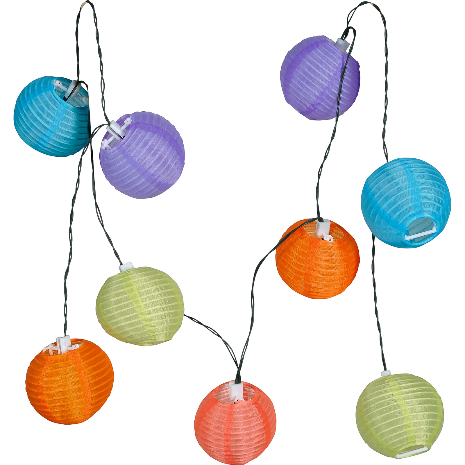 Solar L'Kette farbig, 3m Ø7.5cm