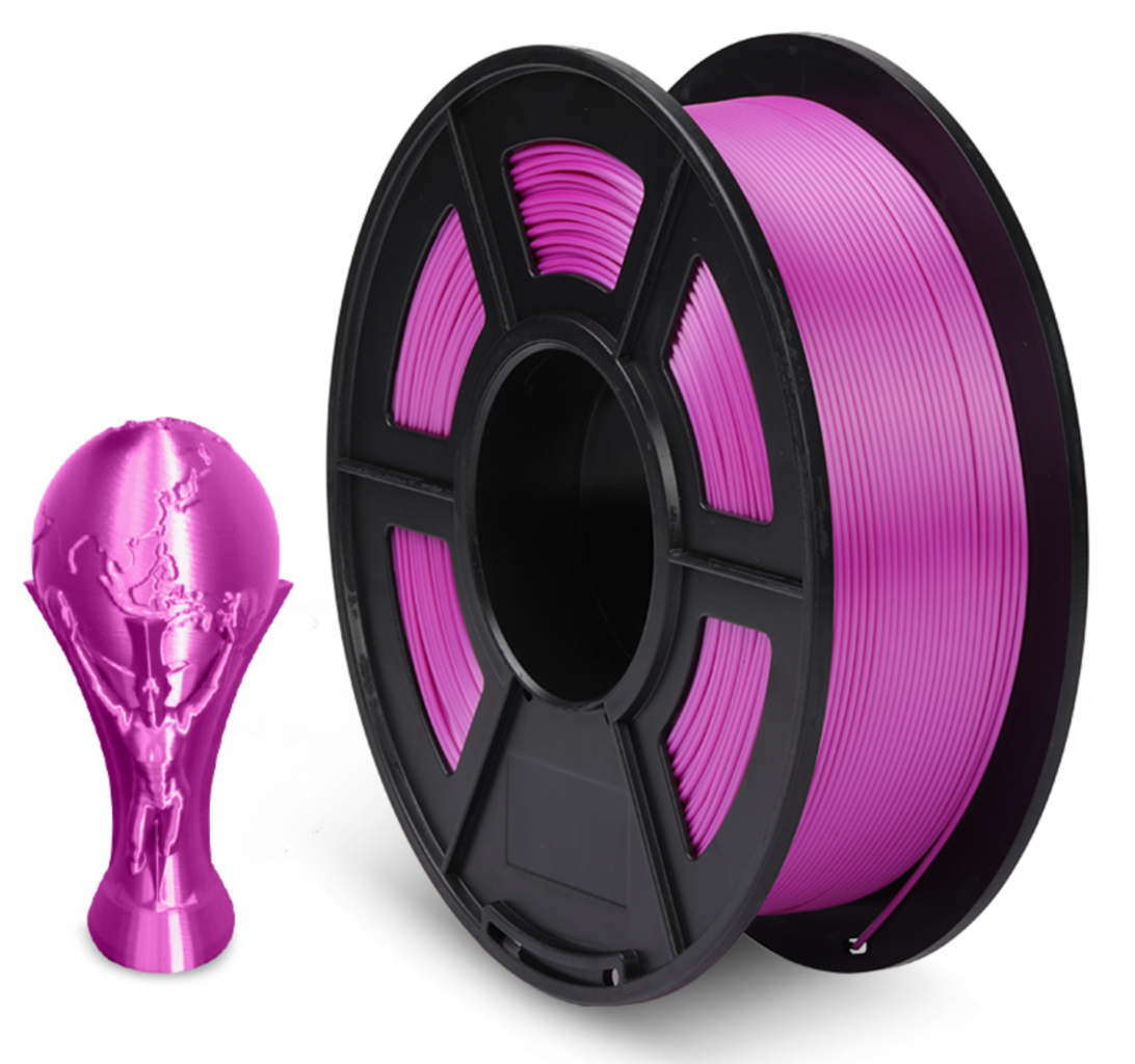 SUNLU  Silk PLA+ Purple, 1,75 mm / 1000 g    PLA Material mit glänzendem Finish