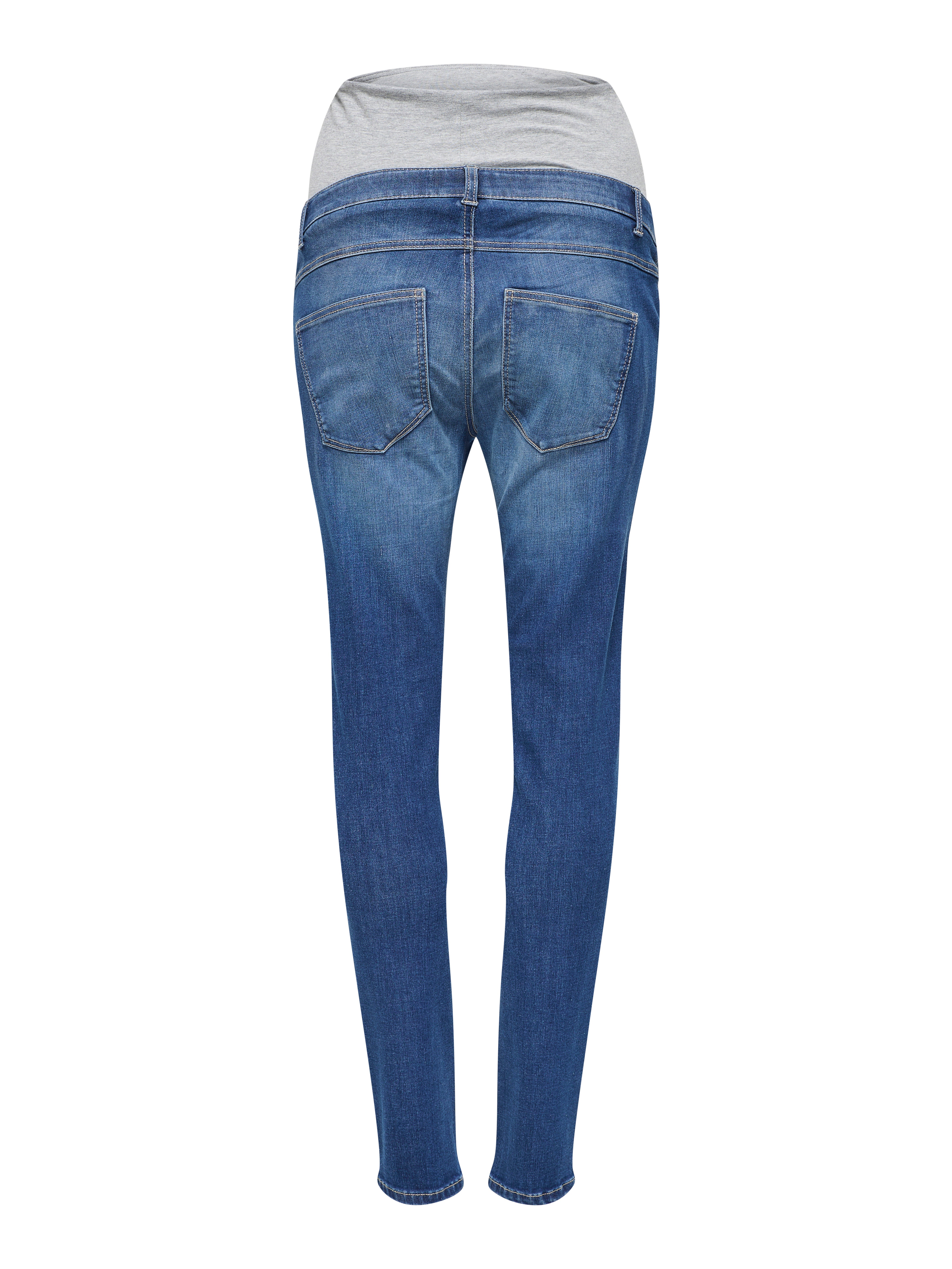 OLMROSE Hohe Taille Skinny Fit Jeans Medium Blue Denim