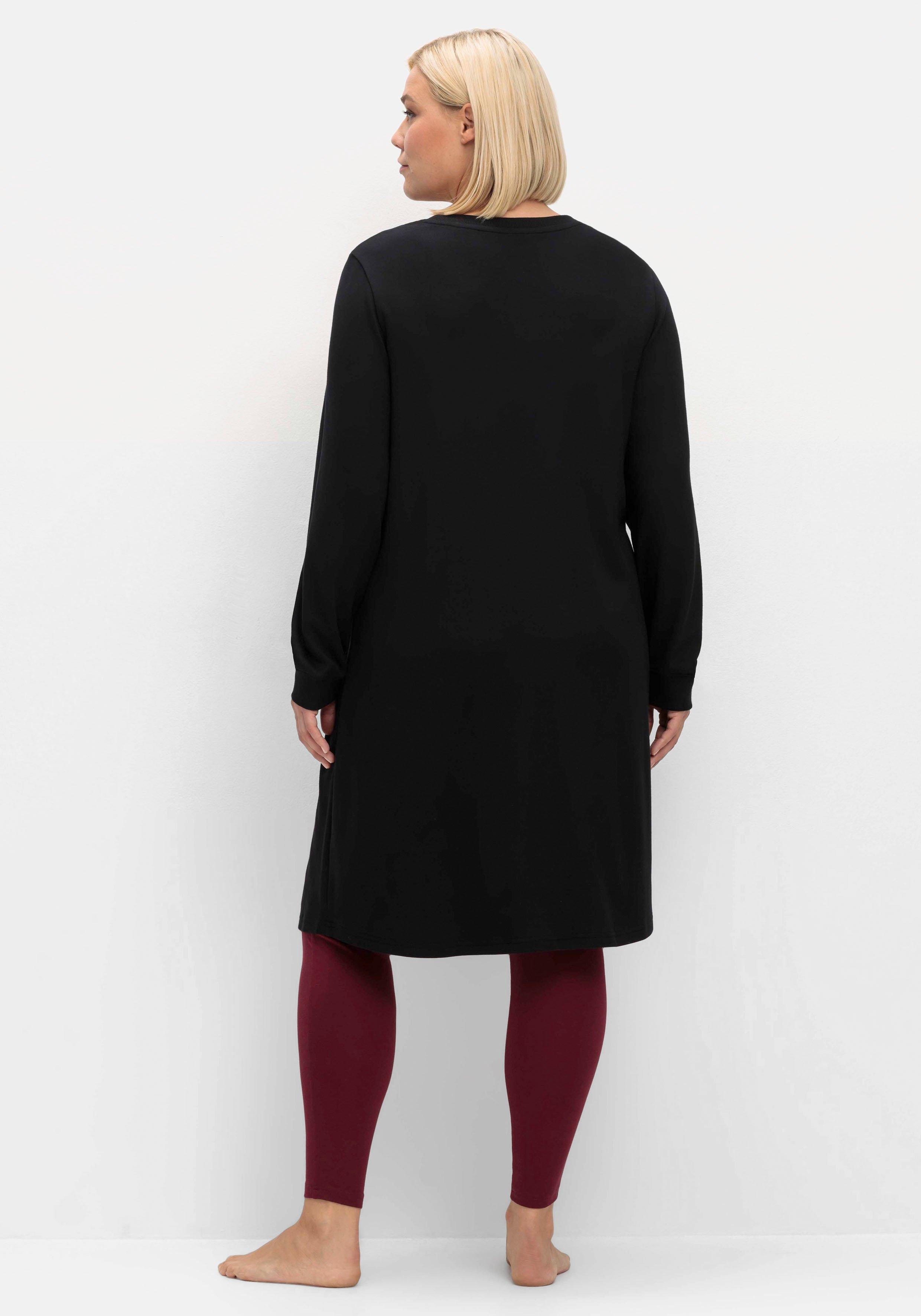 Jerseykleid mit Kängurutasche, in leichter A-Linie