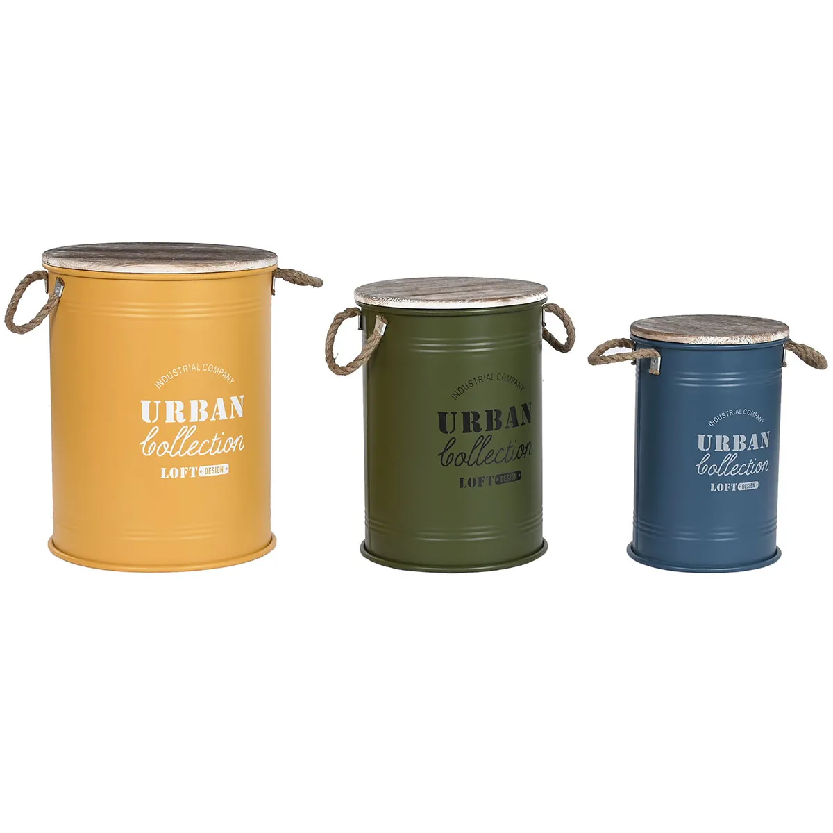 Pegane Métal et Bois Multicolore