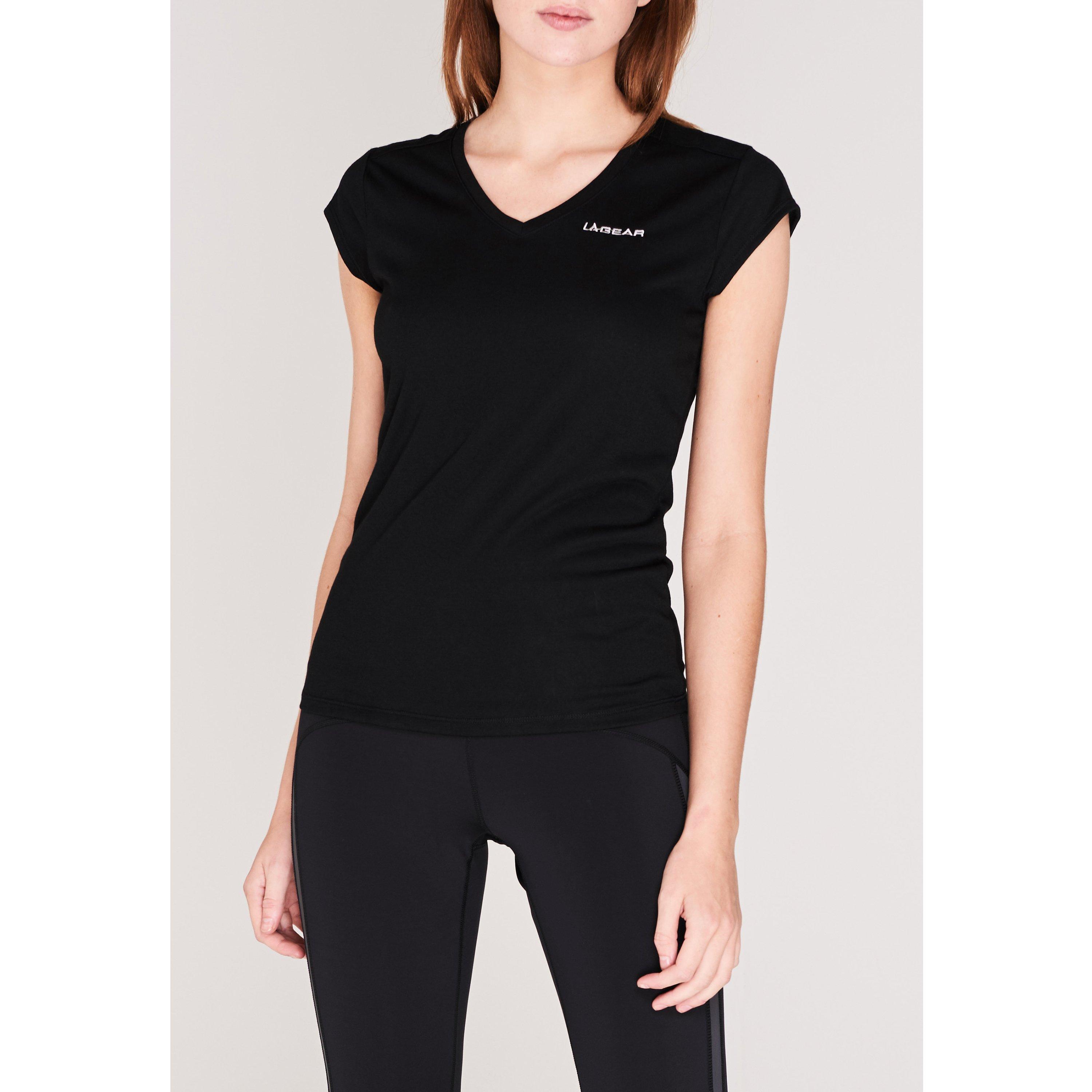 LA Gear LA V Neck T Shirt Ladies