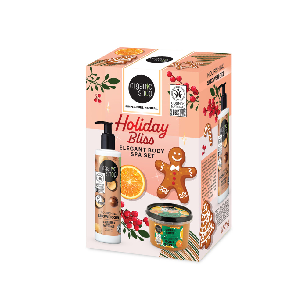 Organic Shop Giftset Holiday Bliss Elegant Body Spa1 set