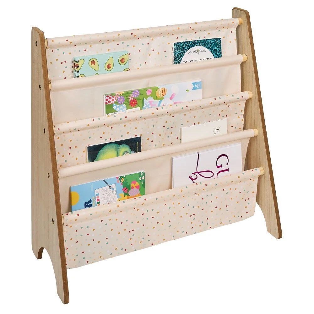 Rangement livres 4 niveaux 62xH60x25,5cm