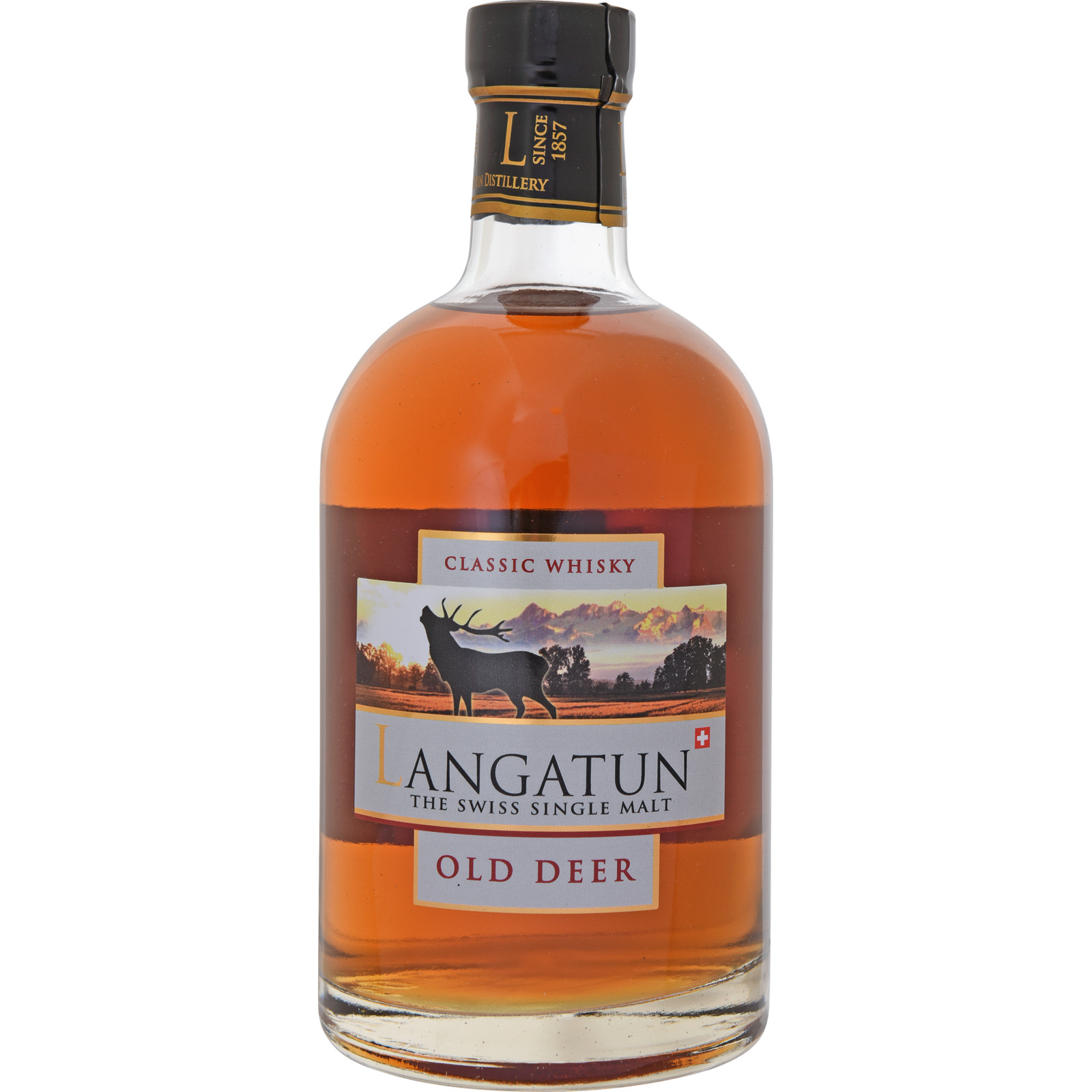 Langatun Old Deer the Swiss Single Malt Whisky 50 cl