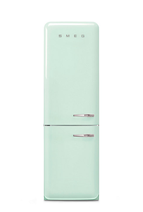Réfrigérateur congélateur à poser ouverture gauche Smeg FAB32RPD5 234L / 97L vert d'eau