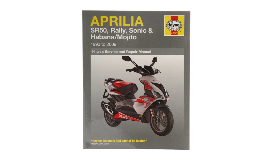 Værkstedshåndbog, Aprilia SR50