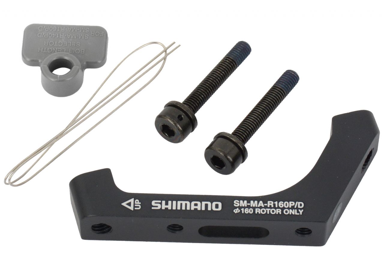 Shimano SM-MA-R160P/D Post-Mount auf Flat-Mount Adapter für HR 160mm Bremsscheibe kaufen | Bike-Discount