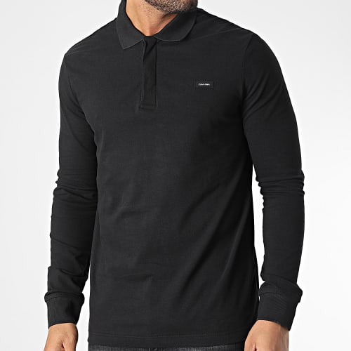Polo Manches Longues Stretch Pique 0816 Noir