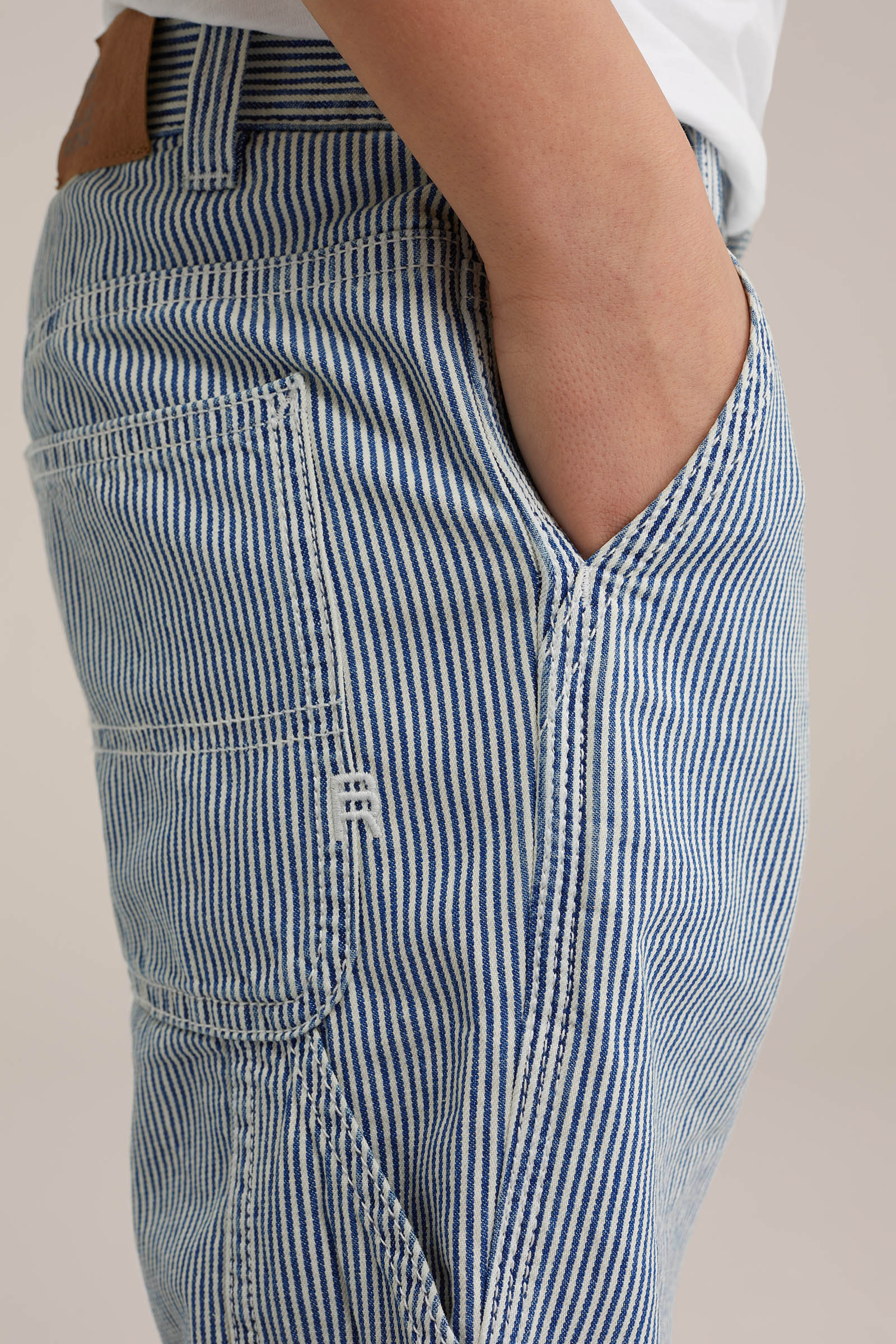 Jongens regular fit denimshort Blue Ridge Blauw