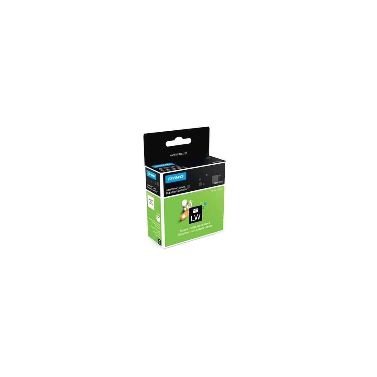 DYMO kvadratiska universaletiketter 25x25mm