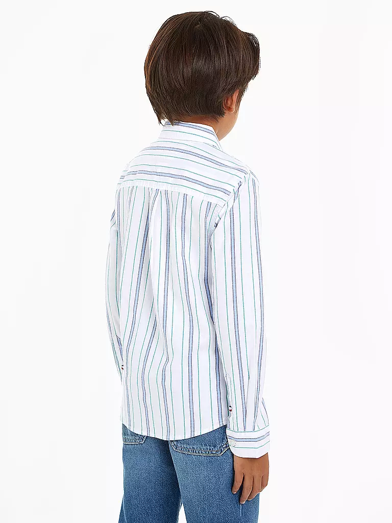 TOMMY HILFIGER Jungen Hemd weiss